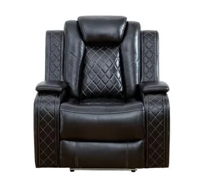 Air Leather Power Recliner Sectional with LED Lights,Reader Lights, Storage Consoles,Cup Holders USB Charging Port Sectional Set