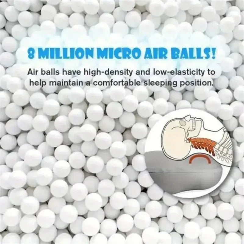 Sleep pillow, soft bed pillow micro-egg-shaped pillow, breathable cervical foam pillow, 3D all-round deep sleep pillow