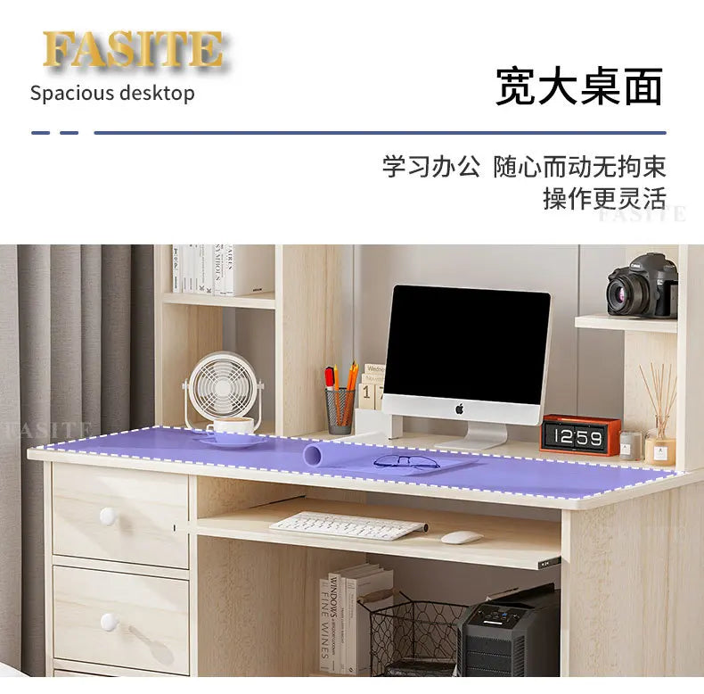 Computer Desks, Student Home Desks, Bookshelf Tables, Simple Rental Rooms, Bedroom Writing Desks