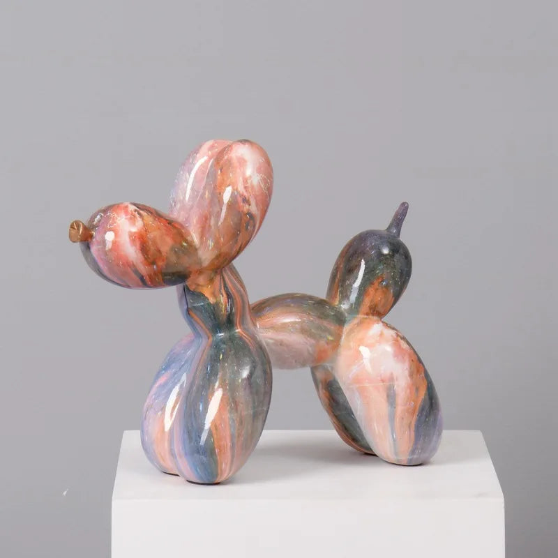 Nordic Exquisite dog Statue Living Room Office Sculpture Home Ornaments Accessories Desktop Decoration 