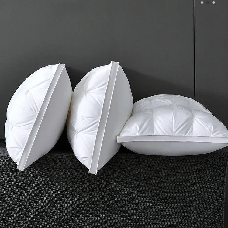 High quality sleep pillow Deep sleep neck pillow does not collapse high pillow Soft cotton pillowcase hotel bed pillow seri