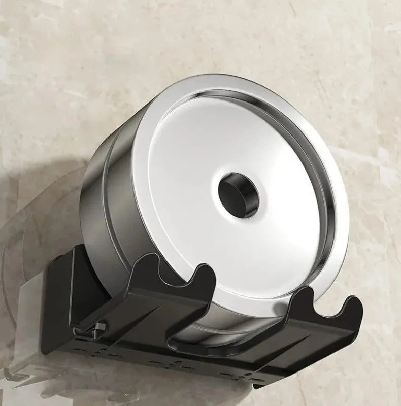Hair Dryer Storage Rack Non Perforated Bathroom Wall Mounted Bracket Bathroom Air Duct Storage And Placement Rack Hanging Rack