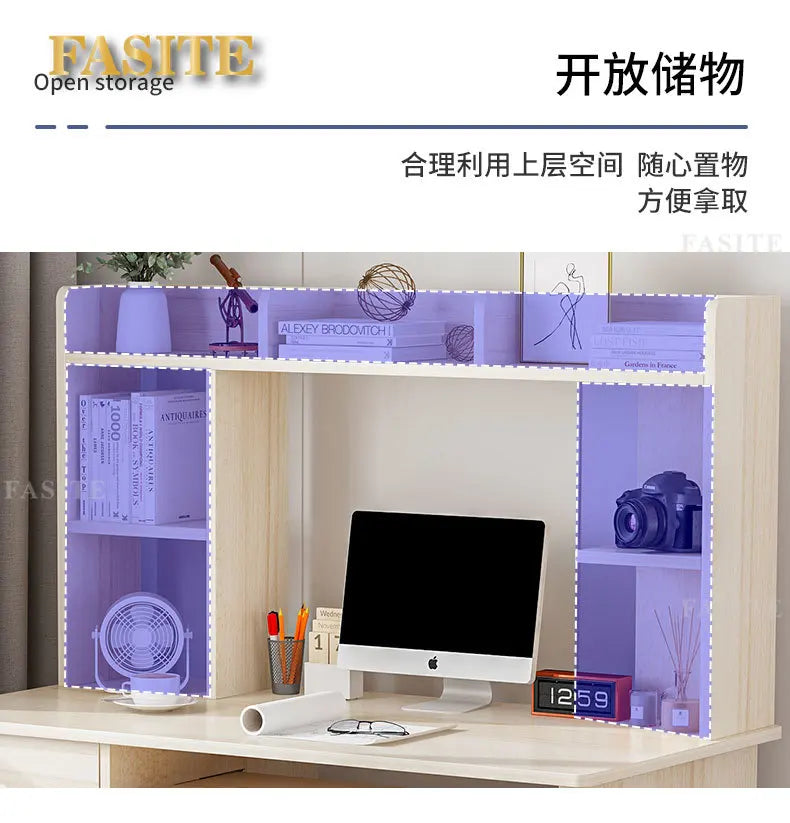 Computer Desks, Student Home Desks, Bookshelf Tables, Simple Rental Rooms, Bedroom Writing Desks