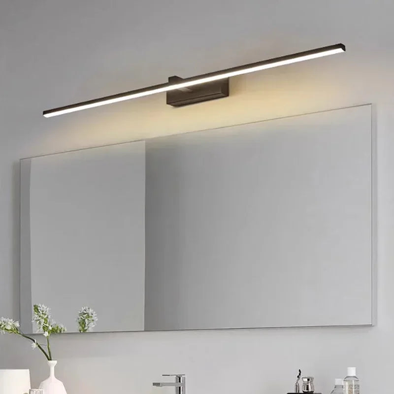 LED Wall Lamp 40/80/100cm Modern Mirror Decor Lighting Long Strip Light For Bathroom Washroom Kitchen Indoor Luminaire Lustre