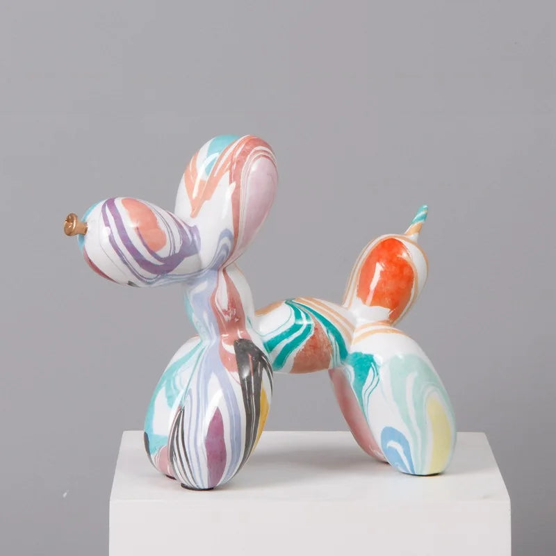 Nordic Exquisite dog Statue Living Room Office Sculpture Home Ornaments Accessories Desktop Decoration 