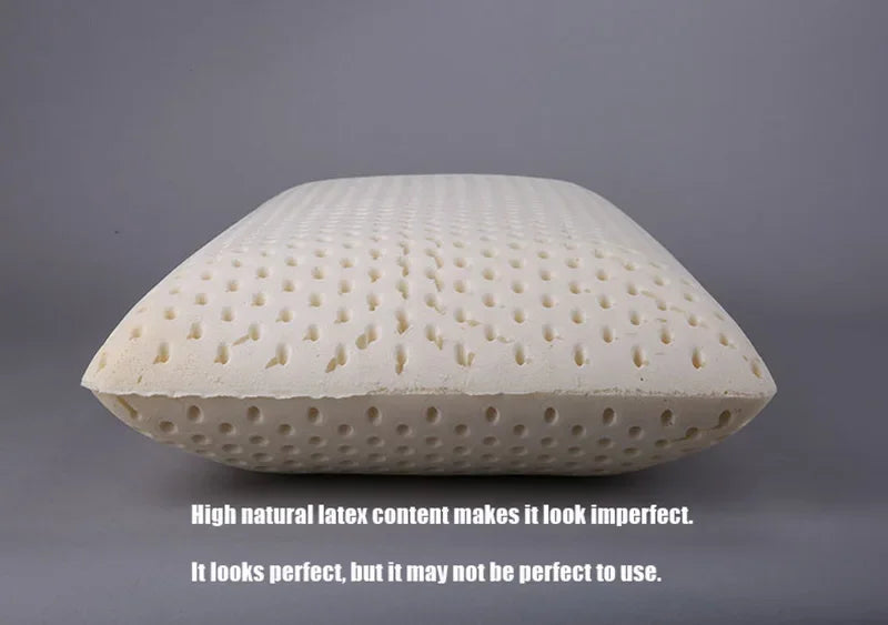 100% Pure Natural Latex Pillow for Neck Pain Relieve Sleep Orthopedic Pillows Comfortable Breathable Cervical Health Care Pillow