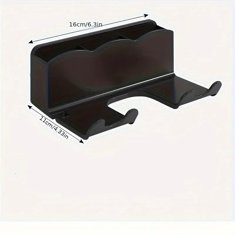 Hair Dryer Storage Rack, Wall-Mounted Bathroom. Closet organizer Bathroom acceseries Shower caddy organizer Ecoco Hair dryer