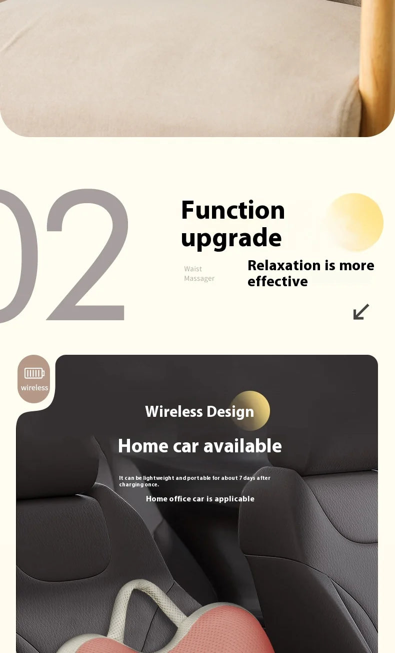 Hot Cervical Vertebra Massager Neck And Shoulder Waist And Back Legs Massage Pillow Car And Home Use Multi Functional Electric