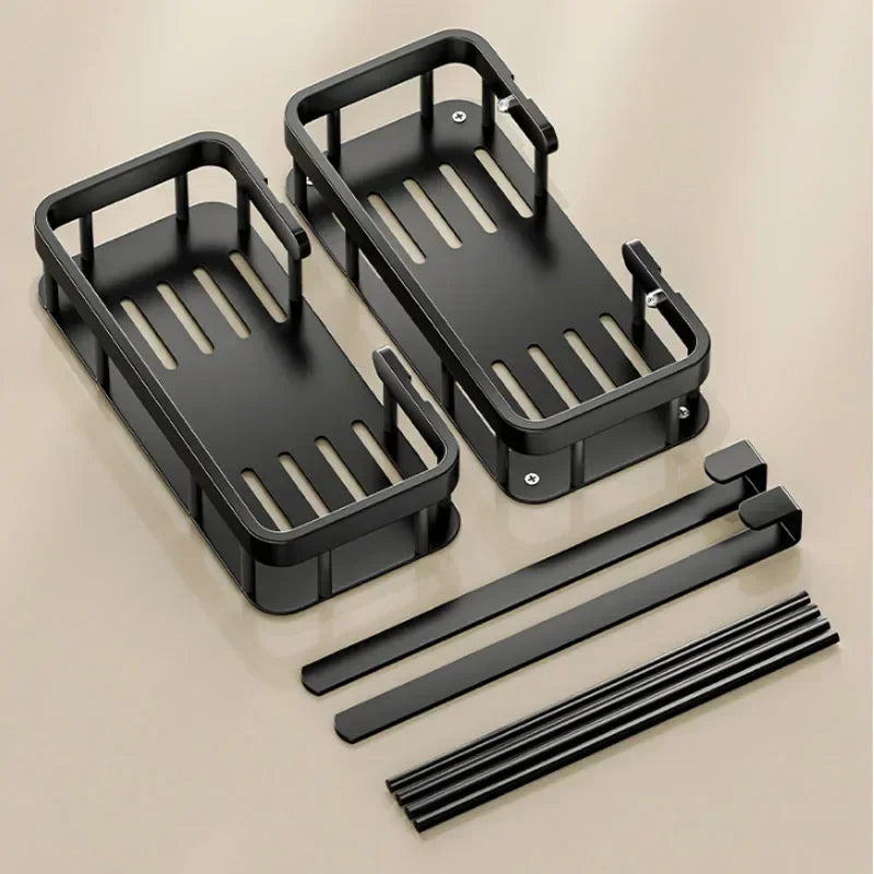 Bathroom Storage Rack Over The Door Shower Caddy Bathroom Hanging Shelf Double Layer Shower Shelf Bathroom Caddy Organizer