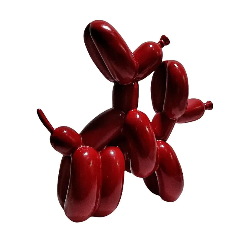 Balloon Dog Poop resin animal sculpture home decoration resin craft office decoration three-dimensional black gold