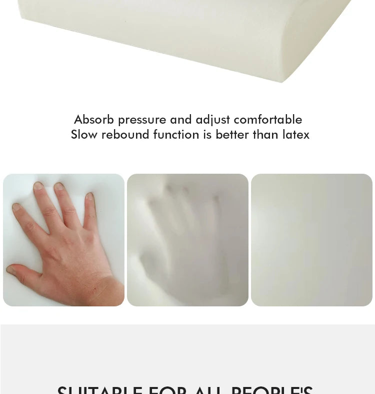 Gel Pillow Orthopedic Memory Foam Pillow 60x40cm Soft Summer Ice-cool Slow Rebound Sleep BedPillow With Pillowcase Health Care