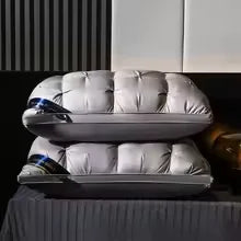 High quality sleep pillow Deep sleep neck pillow does not collapse high pillow Soft cotton pillowcase hotel bed pillow seri Txt