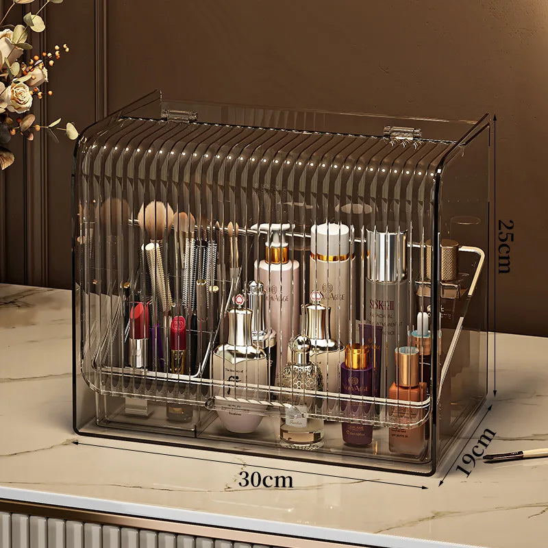 Cosmetics Storage Box Dresser Skin Care Products Shelf Lipstick Makeup Brush Desktop Large Capacity Organizing Box