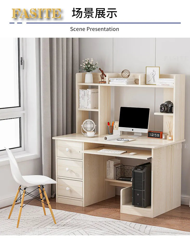 Computer Desks, Student Home Desks, Bookshelf Tables, Simple Rental Rooms, Bedroom Writing Desks