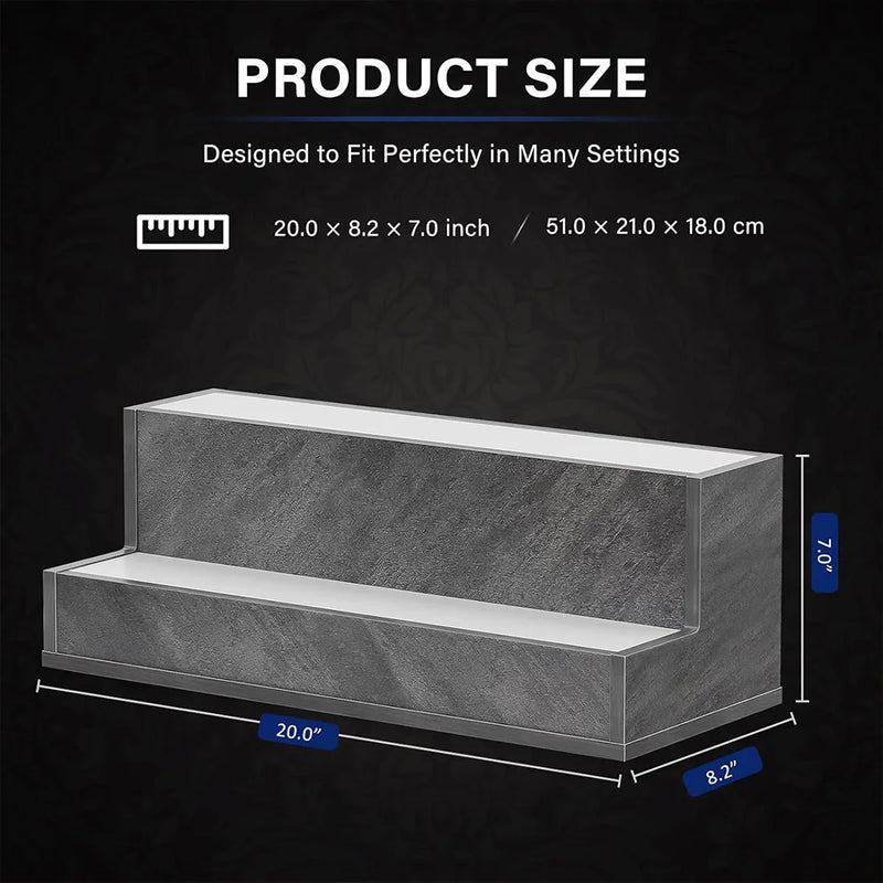 LED Lighted Liquor Shelves Wooden Bottle Display Shelf with App Remote Control For Home Bar Pub Restaurants Party Supplies