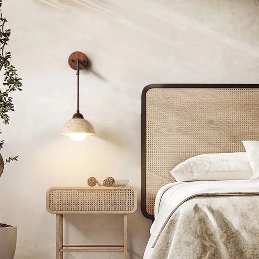 bedroom bed wall lamp cream wind living room medieval designer retro home lamps