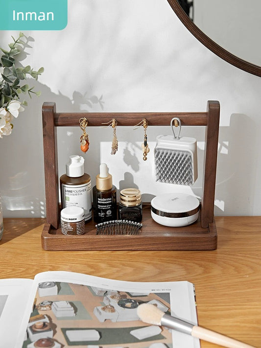 Solid Wood Key Holder Doorway Entrance Shoe Cabinet Door Decoration Desktop Storage Rack Storage Box Tray