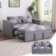 Loveseat Sleeper Sofa- 3 in 1 Convertible Sofa Bed,Pull Out Couch with Adjustable Backrest