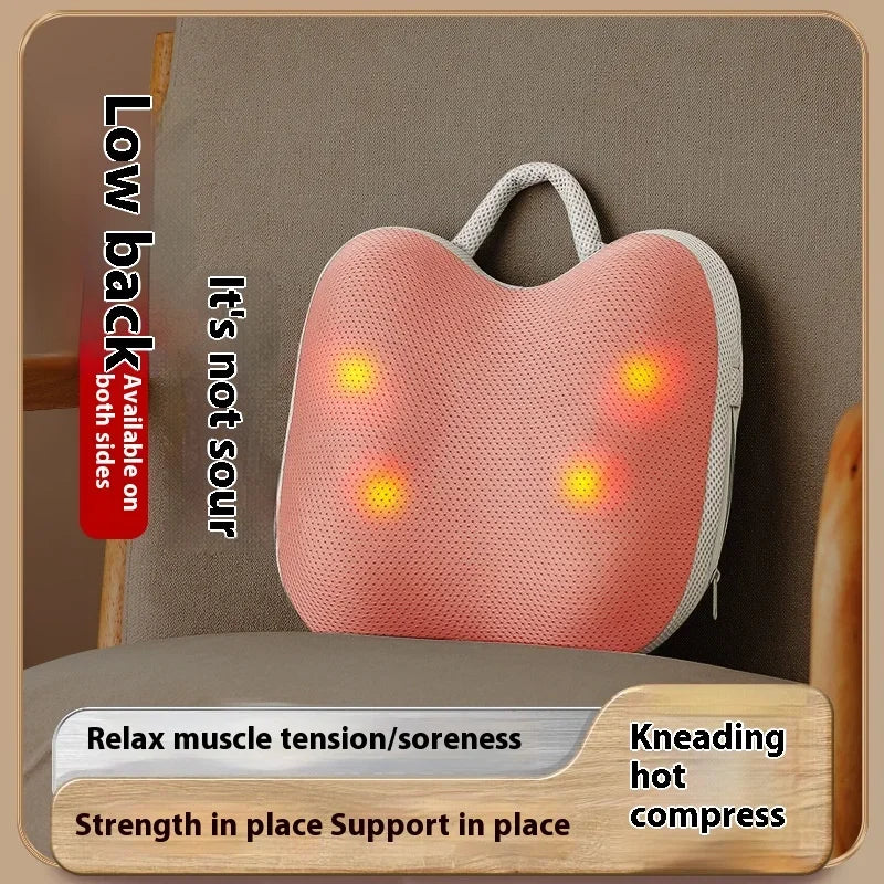 Hot Cervical Vertebra Massager Neck And Shoulder Waist And Back Legs Massage Pillow Car And Home Use Multi Functional Electric