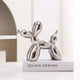21cm Big Size Ceramic Balloon Dog Abstract Ornament Creative Sculpture Study Room Statue Home Office Accessories Decoration