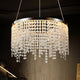 15.7-inch Fancy hanging ceiling lamps luxury modern pendant light crystal chandelier,Polished chrome finish Arrival 6-10 days