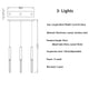 Nordic Minimalist Indoor Pendant Light Fixture Modern Ceiling Crystal Led Chandelier Long Hanging Lamp for Staircase Living Room