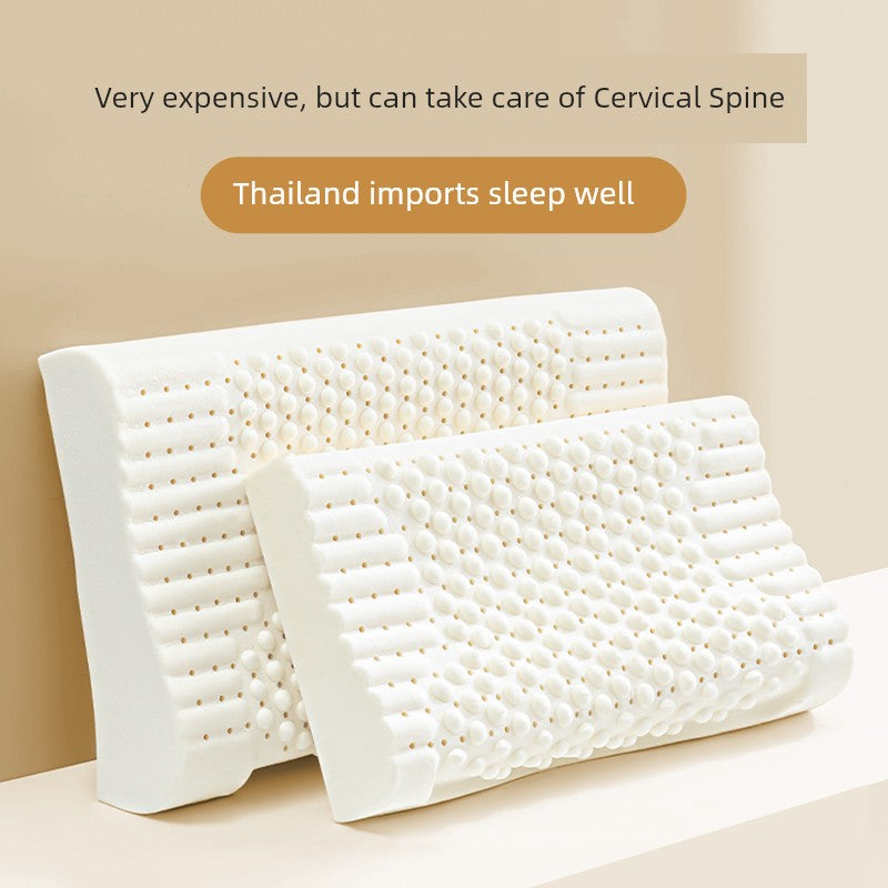 Natural Thailand One-Pair Package Improve Sleeping Latex Pillow