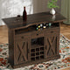 Farmhouse Home Bar Unit with 4-Tier Storage, 52 Inch Home Bar Table with 3 Drawers and 9 Wine Racks, Wine and Liquor Cabinet