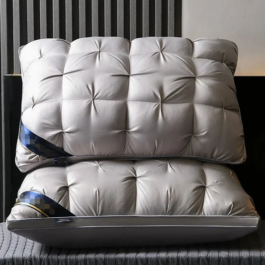 High quality sleep pillow Deep sleep neck pillow does not collapse high pillow Soft cotton pillowcase hotel bed pillow seri Txt