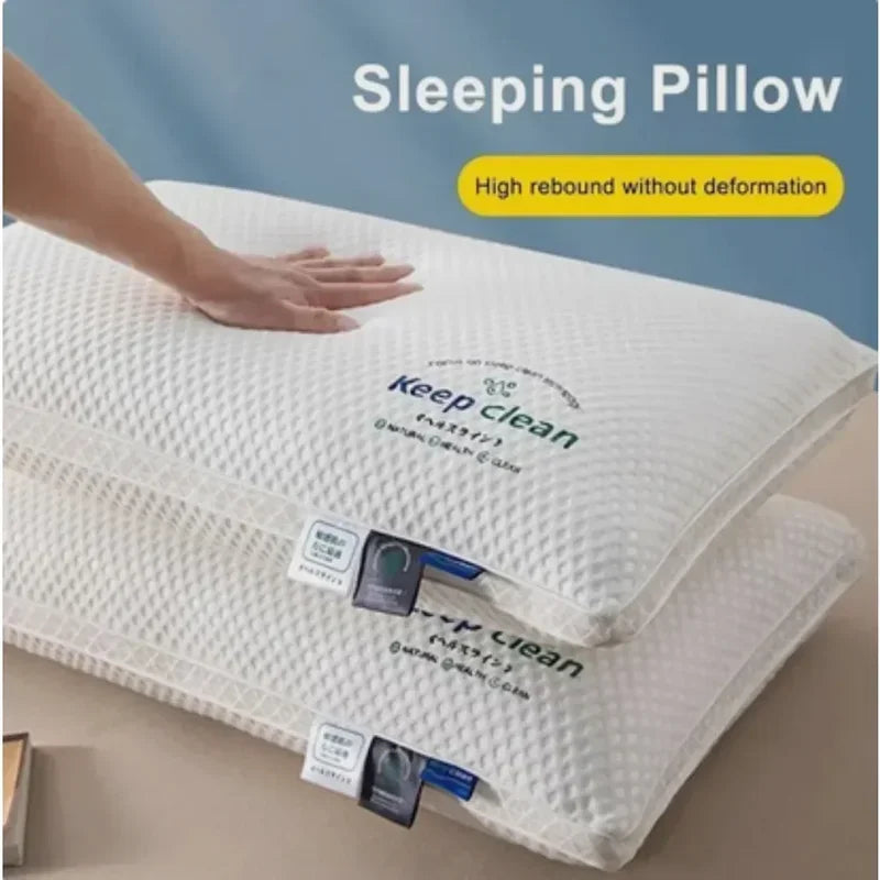 3D Neck Pillow with High Elasticity and Non Collapse, Soft Neck Protection, Single Person Sleeping Pillow, Hotel Home Bedding