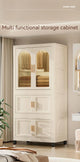 25.59" Side Wide Folding Wardrobe with Magnetic Door