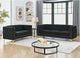 Velvet Living Room Sofa Set of 2, Comfy Loveseat and 3 Seater Couch, Modern Sofa with Tufted Back Upholstered Long Couch