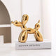 22cm Creative Balloon Dog Abstract Ceramic Ornament Sculpture Study Room Statue Home Office Accessories Decoration Gift