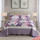 King Size 3 Piece Microfiber Quilt Set Reversible Floral Bedspread Patchwork Coverlet All Season Lightweight Bedding Pets and