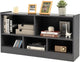 5 Cube Bookcase, 2 Tier Wooden Storage Open Bookshelf, Multipurpose Display Storage Cabinet for Living Room, Bedroom