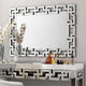 40 Inch Art Decor Wall Mirrors Large Grecian Venetian Mirror Vanity Sliver for Hotel Home Beveled Edge Accent Mirror