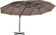 Patio Umbrella Double-Sided Outdoor Market Extra Large Umbrella with Crank, Cross Base for Deck, Lawn, Backyard an