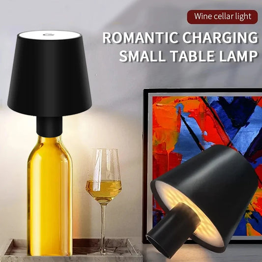 LED Wine Bottle Light LED Wireless Table Lamp USB Rechargeable Touch Control For Restaurants Bars And Festival Party Decor