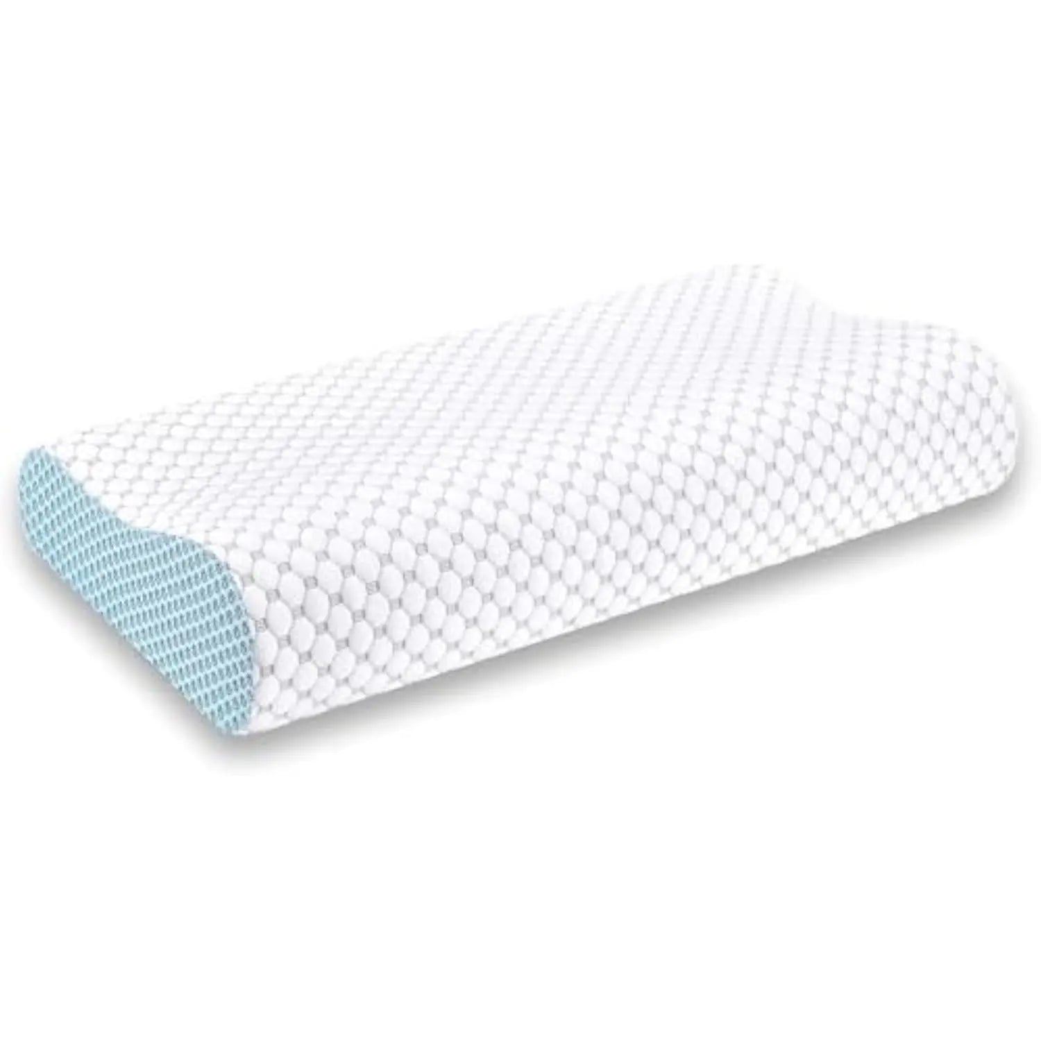 Memory Foam Pillows Neck Pillow for Pain Relief, Ergonomic Cervical Pillow Neck Shoulder Support Bed Pillow for Side Back Stoma