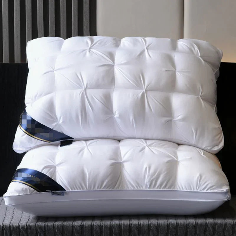 High quality sleep pillow Deep sleep neck pillow does not collapse high pillow Soft cotton pillowcase hotel bed pillow seri