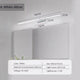 LED Wall Lamp 40/80/100cm Modern Mirror Decor Lighting Long Strip Light For Bathroom Washroom Kitchen Indoor Luminaire Lustre